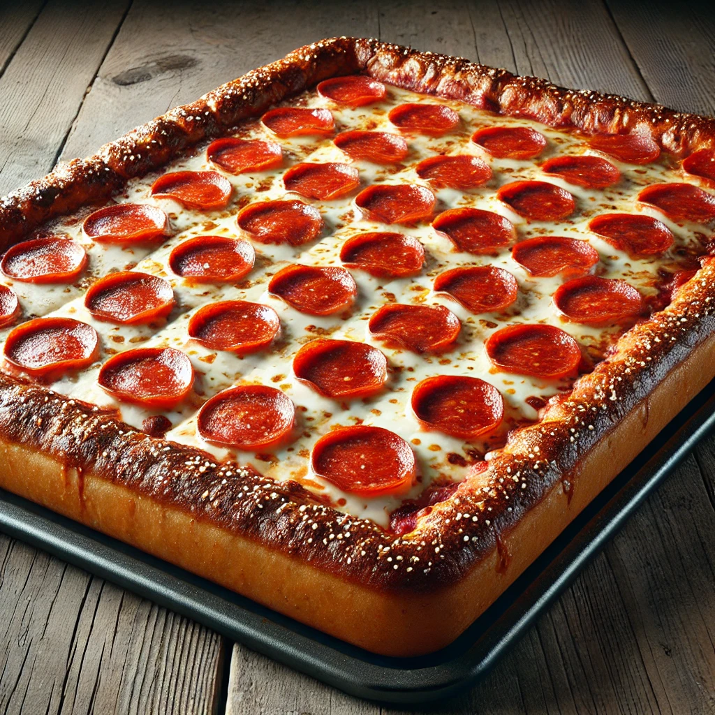 pizza estilo detroit